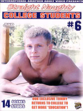 Straight Naughty college students #6 DVD Cover